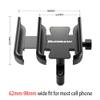 YCSYHQM Phone/GPS Mount for Burgman 400/650/125, AN400/AN650, AN Skywave 400 - Black view 2