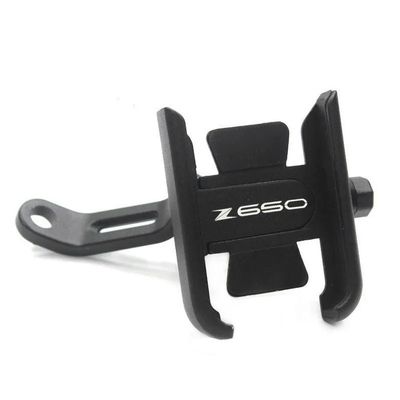 YCSYHQM Motorcycle Handlebar/Rearview Mirror Phone & GPS Holder for Z650/Z750, Black