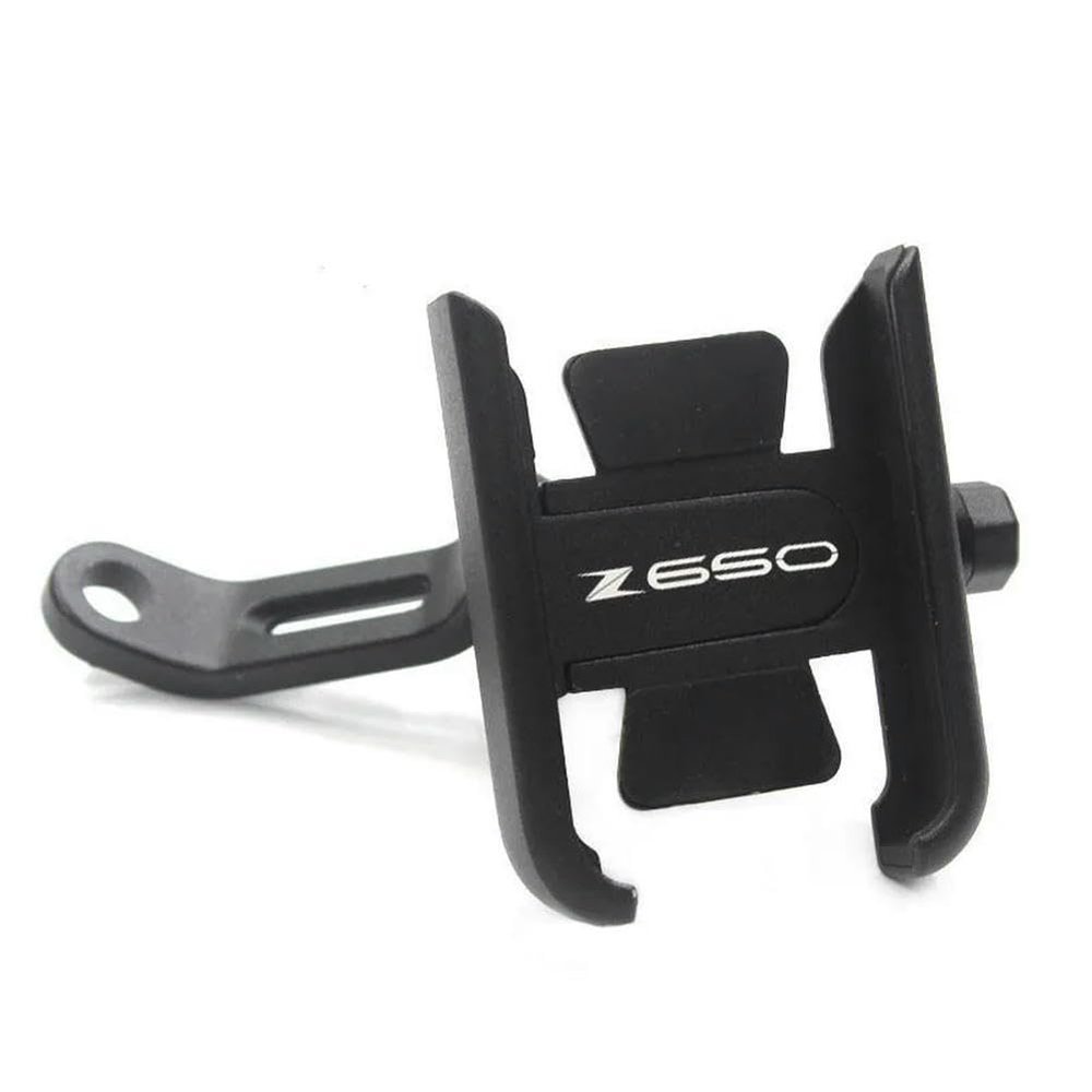 YCSYHQM Motorcycle Handlebar/Rearview Mirror Phone & GPS Holder for Z650/Z750, Black