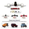 BEALIFE Front and Rear Axle for 1/24 ECX Barrage, Aluminum Alloy, Silver view 4