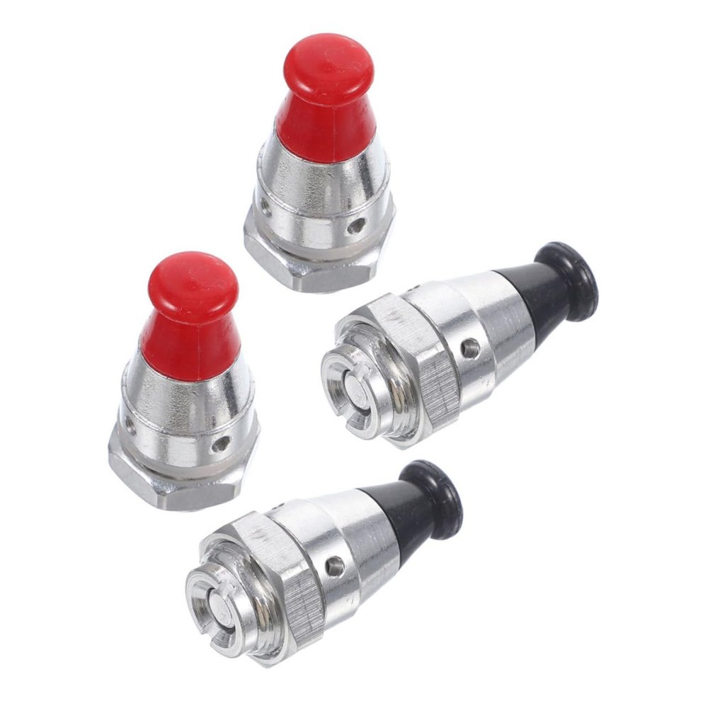COLLBATH Pressure Release Valves, Aluminum Alloy, Lightweight, 4-Pack