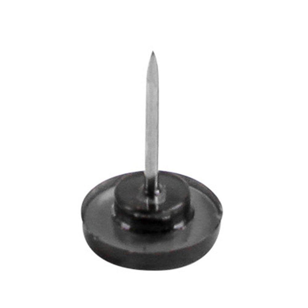Mabta 50/100-Piece Gear-Shaped Push Pins with Flat Heads, Clear Thumbtacks for Cork Boards and Sewing
