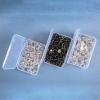 Mabta 50/100-Piece Gear-Shaped Push Pins with Flat Heads, Clear Thumbtacks for Cork Boards and Sewing view 4