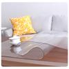 1.5 mm Thick Transparent Table Protector, Plastic Tablecloth for Dining Tables, 100 x 130 cm view 2