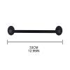 Magnetic Bathroom Towel Bar Holder, Removable Aluminum, 13 in view 3