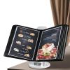 Desktop Display System with 10 Pockets, Gray Base view 1