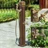 XRRJFYH Garden Water Column with Faucet and Spray Gun, 110 cm view 1