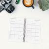 Finocam 2025 Weekly Planner, Spiral-Bound, Opaque, Landscape, Spanish, Blue view 4