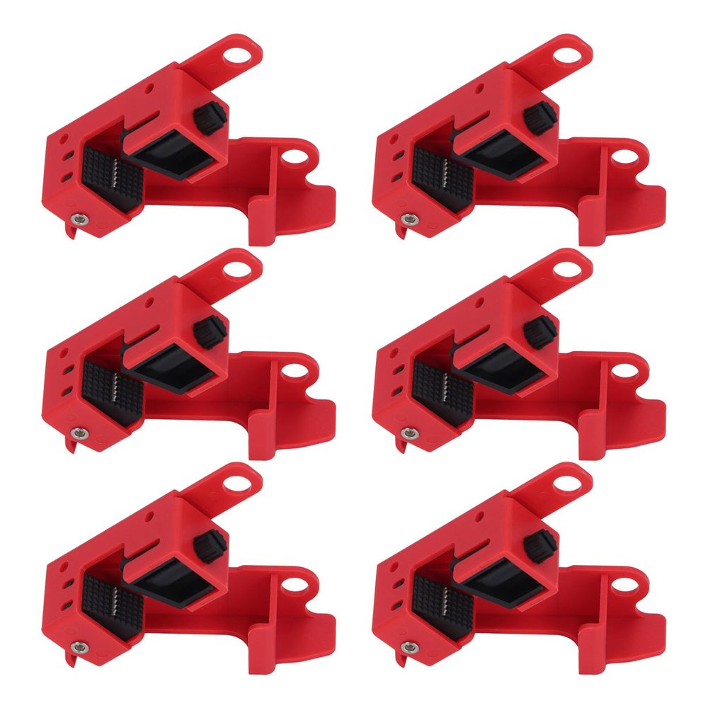 6-Piece Circuit Breaker Lockout Kit for Electrical Maintenance