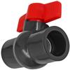 MegaHaustechnik PVC Plastic Ball Valve, Solvent-Weld Connections, 40 mm view 3