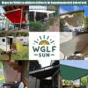 Custom-Size Waterproof Shade Sail 3.5 x 5.8 m, Dark Gray view 2