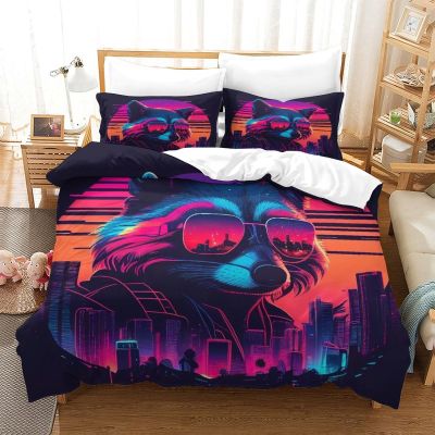 TNFHSOFT Soft 3D-Printed Duvet Cover Set with Pillowcases