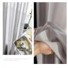 Homxi Light-Blocking Curtains, 2-Pack, Gray, 54 x 63 in view 2