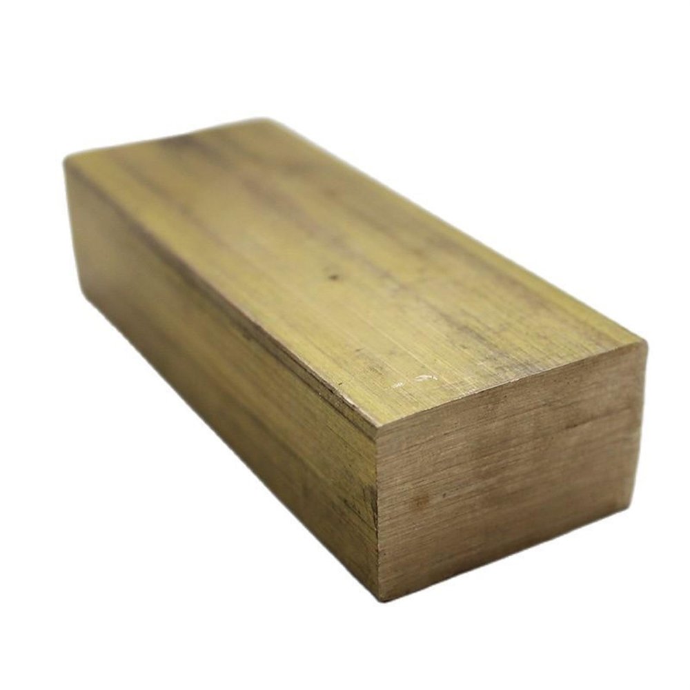 C28000 Brass Flat Bar/Block Stock, 10 x 40 x 100 mm, 1 pc