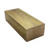 C28000 Brass Flat Bar/Block Stock, 10 x 40 x 100 mm, 1 pc view 1
