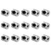 QUARKZMAN 15-Piece Screw Collars, 2 mm Bore, 7 mm Width, Drill Stops view 1