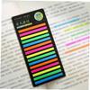 NUOBESTY 1-Set Colorful Self-Adhesive Reading Strips and Index Tabs for Students, Reusable and Practical for Effective Learning view 2