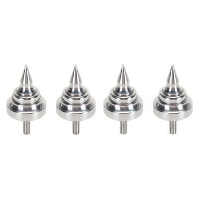 HiFi Speaker Spikes, 4-Pack, Stainless Steel, Adjustable, M10
