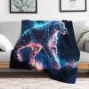 Leopard Flannel Sofa Throw Blanket, Fuzzy Couch Blanket, 59 x 79 in view 2