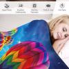 Soft Cozy Hot Air Balloon Flannel Fleece Throw Blanket, 140 x 180 cm view 3
