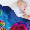 Soft Cozy Hot Air Balloon Flannel Fleece Throw Blanket, 140 x 180 cm view 4