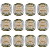 guancrown Baseball Championship Ring Trophy Award, 12-Pack, Size 8 view 1