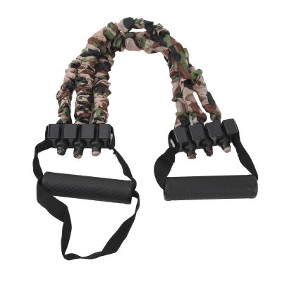 Adjustable Chest Expander with Latex-Nylon Cords, 105 lb