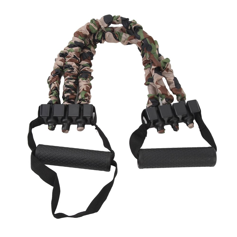 Adjustable Chest Expander with Latex-Nylon Cords, 105 lb