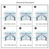 Homxi Sheer Curtain Panels, 2-Pack, Pink Heart Pattern, 52 x 96 in view 4