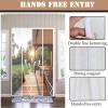 Magnetic Insect Screen Door, 245 x 215 cm, Full-Frame Hook-and-Loop Fastener, White view 3