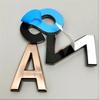 HKYBCF Trnummer Adhesive Letter Plaque, Outdoor House Number, 70 × 50 mm, E, Red Bronze view 4