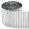 JonesHouseDeco 6 m Galvanized Metal Lawn Edging, Flexible Lawn Stopper Roll, H25.4 cm view 1