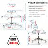 YUGXTH Ergonomic Kneeling Chair with Back Support, Adjustable Leather Knee Stool, White view 2