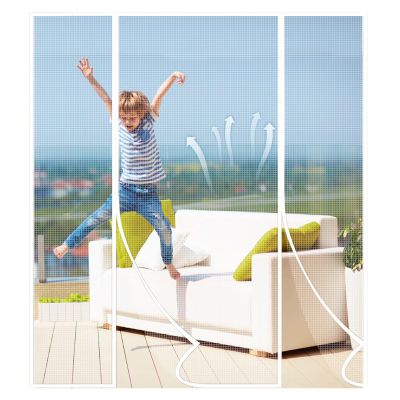 Magnetic Insect Screen Door, 190 x 190 cm, White