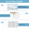 Magnetic Insect Screen Door, 190 x 190 cm, White view 2