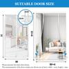 Magnetic Insect Screen Door, 190 x 190 cm, White view 4