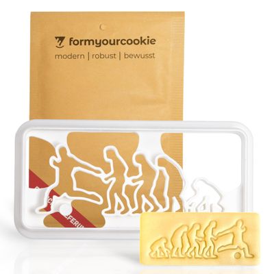 Evolution Soccer Player Cookie Cutter