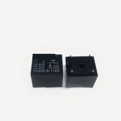 EOTVHTMT 10-Piece T73 YX202-S-112D Relay Set, 5 V, 15 A, 5-Pin