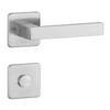 FELGNER Parma Door Handle Set for Bathroom and WC, Matte Stainless Steel view 2