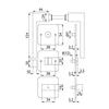 FELGNER Parma Door Handle Set for Bathroom and WC, Matte Stainless Steel view 3