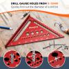 Multifunctional Aluminum Carpenter's Square, 18 cm, 45°/90° Angles view 3