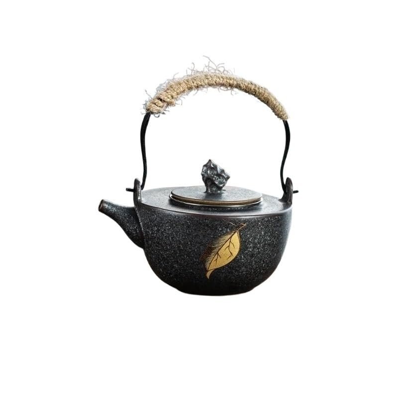 Retro Chinese Ceramic Teapot with Infuser, Teapot A