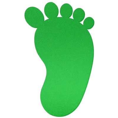 Light Green Felt Foot – Decorative Crafting, 3–60 cm