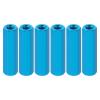 PATIKIL 6-Pack M3 x 30 mm Aluminum Hex Coupling Nuts, Threaded Sleeves and Spacers, Blue view 1