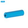 PATIKIL 6-Pack M3 x 30 mm Aluminum Hex Coupling Nuts, Threaded Sleeves and Spacers, Blue view 3