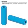 PATIKIL 6-Pack M3 x 30 mm Aluminum Hex Coupling Nuts, Threaded Sleeves and Spacers, Blue view 4