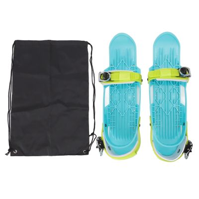 Mini Snow Ski Skates for Winter Shoes, One Size