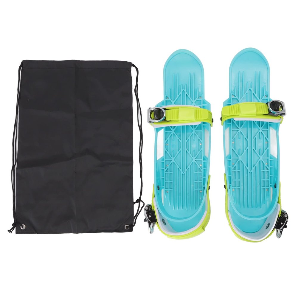 Mini Snow Ski Skates for Winter Shoes, One Size