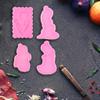 Silicone Mold of a Pregnant Woman for Earrings, Keychains, Jewelry and Chocolate view 2