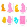 Silicone Mold of a Pregnant Woman for Earrings, Keychains, Jewelry and Chocolate view 4